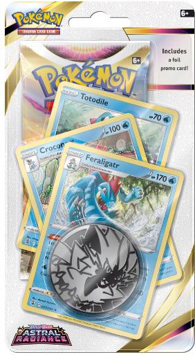 Feraligatr Premium Checklane Blister from Astral Radiance Pokémon card set